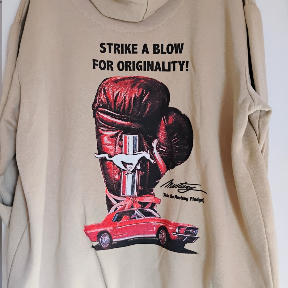 Ford Tan Jacket with Red Graphic